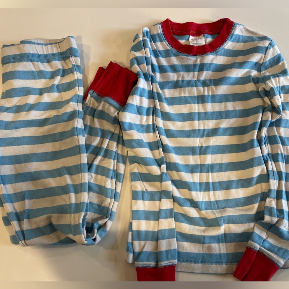 Mini Boden Pajamas size 10Y. Color is faded